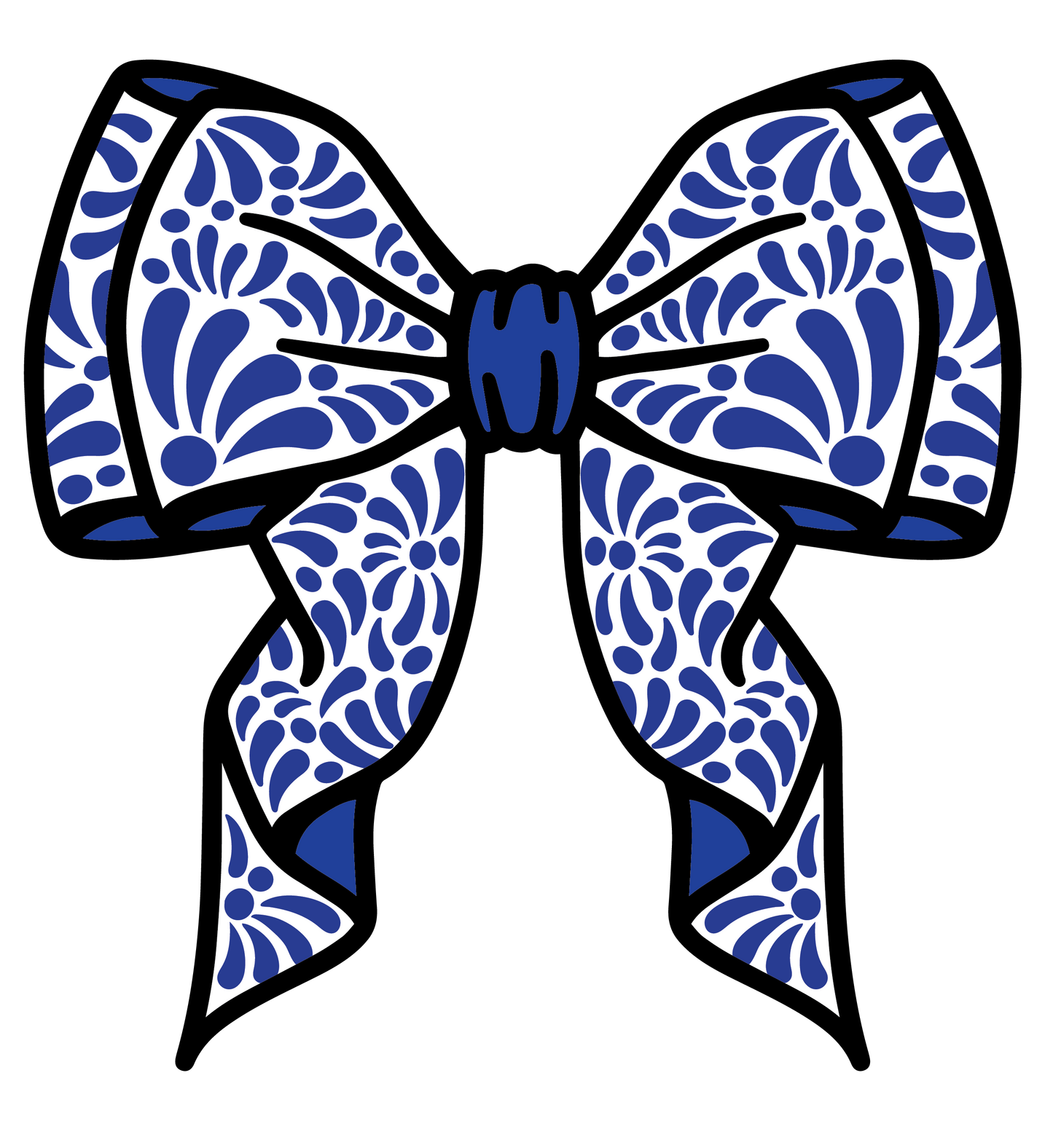 Blue Talavera Bow