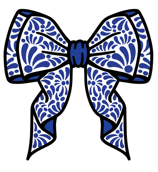 Blue Talavera Bow