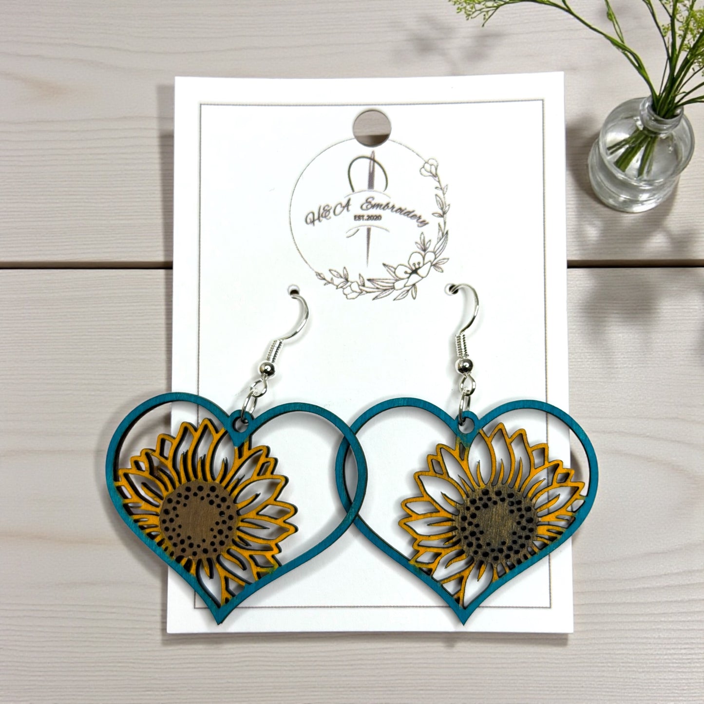 Sunflowers earrings