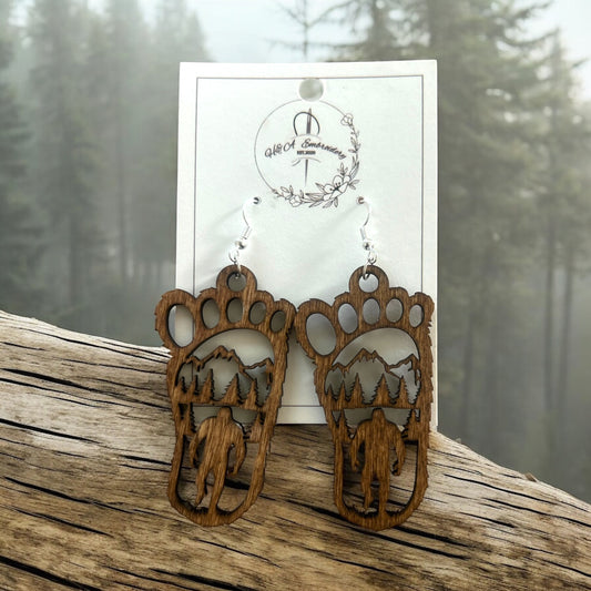 Big Foot Earrings