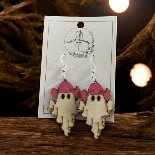 Howdy Ghost Earrings