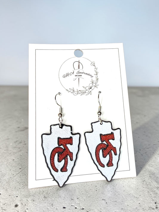 Chiefs Earrings