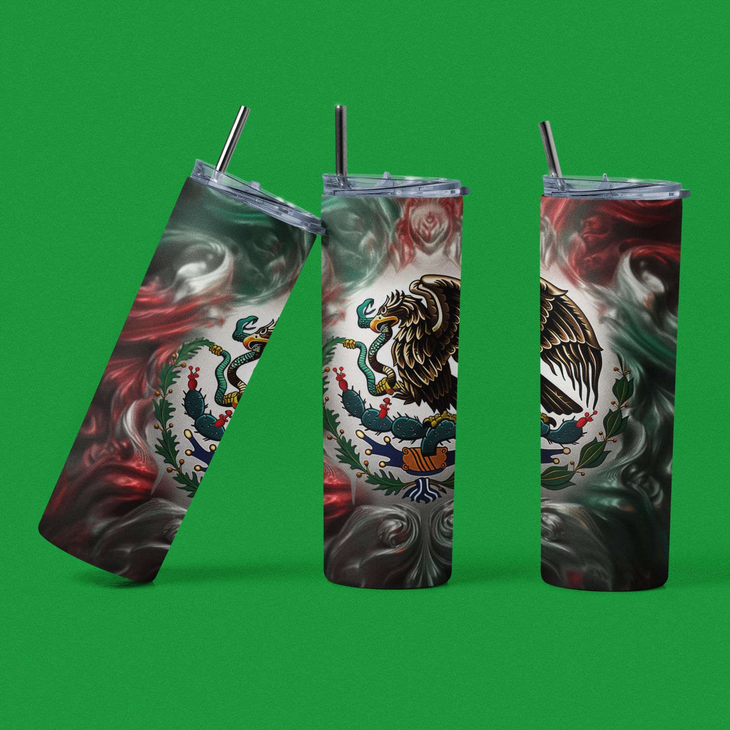 Mexican flag tumbler