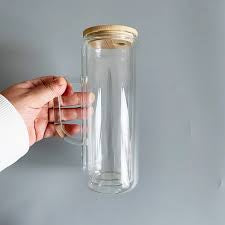 20 oz snowglobe glass cup
