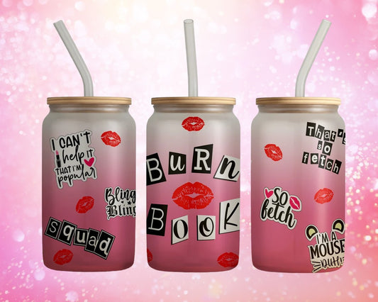 Mean Girls Burn Book Cup