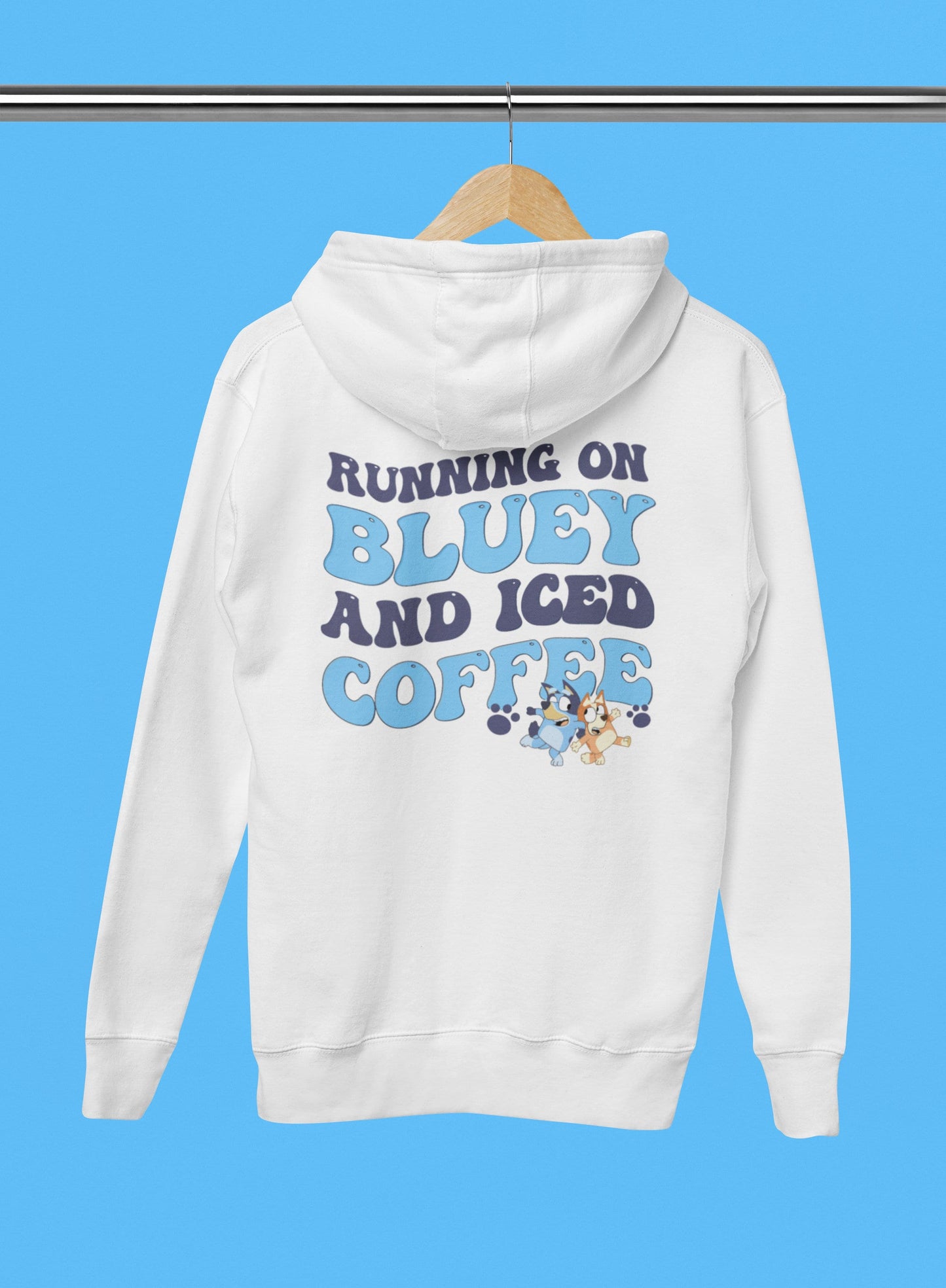 Bluey and Coffee Hoodie